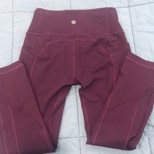 Lululemon All The Right Places leggings Cropped